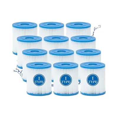 MORRU Plastic Pool Filter Cartridge Replacement 12 Pack 300/330 Gal/H Swimming Pool Equipment 58093 Filter Pump