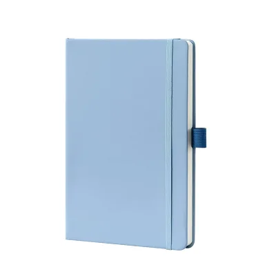 High-Looking A5 Customized Business Office Notebook Leather Cover Hardcover Style Customized Logo Diary Strap Wholesale Notepad