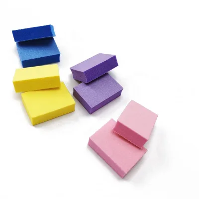 White Mini 2 Way Nail Buffer Block Nail Salon Disposable Nail File 100/180