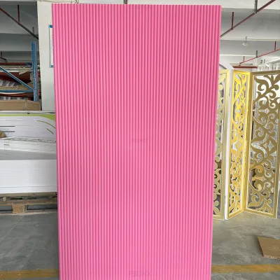 Pink PVC Arch Ripple Backdrop Panel Event for Wedding Stage Backdrop