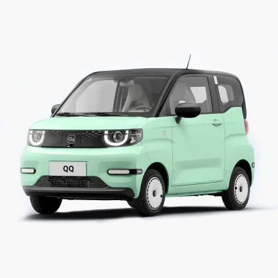 2025 Chery QQ Ice Cream Mini EV Car Pure Electric 3-door 4-seater Hatchback 201-300km Range China Cheap Cars Hot Selling