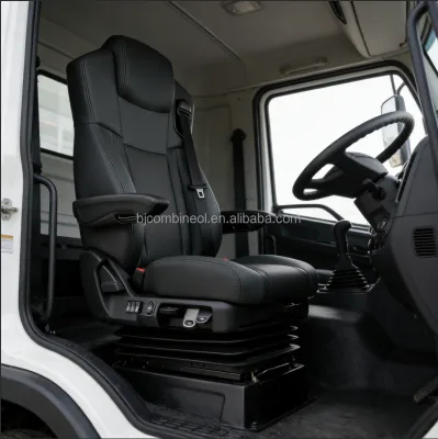 Wholesale Railway Vehicle Seats Leather Mechanical Suspension Cab Coal Coach Engineering Car Bus Air Driver Seat AAR Certified
