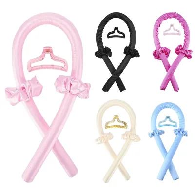 Wholesale Heatless Hair Curler Lazy Sleeping Foam Sponge Big Wave Curler