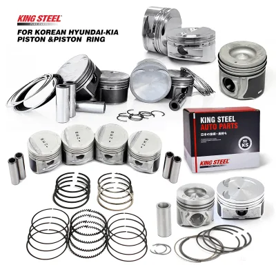Diesel Turbo Pistons Ring Set Car Engine Piston for KIA Hyundai 3.5 Getz 75.5mm D6AV Sonata 2.4 Veloster G6CU Elantra D4EB 4D56