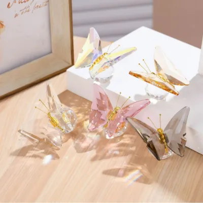 High Quality Creative Stained Glass Butterfly Home Decor Counter Decor Gift