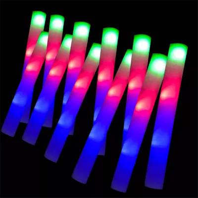 Dasheng Custom OEM Multi-Color Flashing LED Light Foam Baton Sticks for Valentine's Day Graduation Christmas Easter-Hot Selling