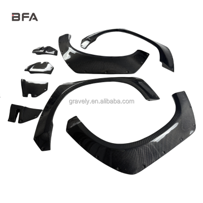 For Dodge Challenger Carbon Fiber Fenders the Body Kit Widens the Wheel Arches