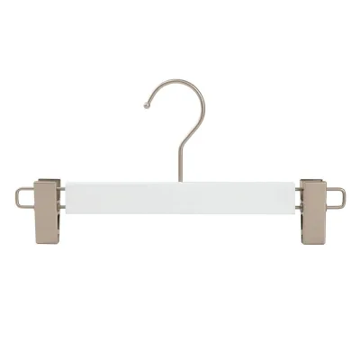 Professional Heavy Duty Non Slip Trouser Hanger with Strong Rustproof Metal Clips Ideal for Pants Skirts Jeans Organizer Hanger