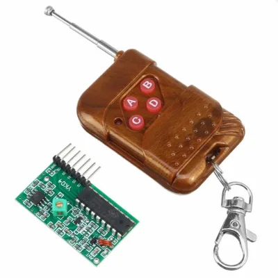 4 Channel Wireless for RF Remote Control Transmitter Receiver Module