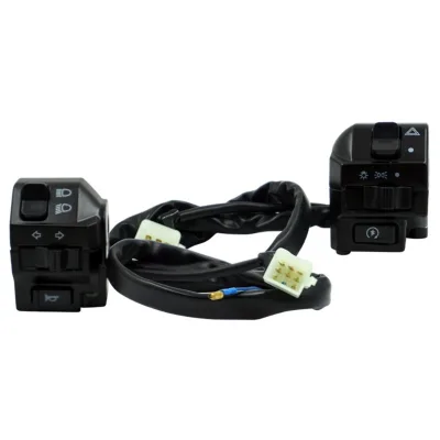 Custom Motorcycle Switches Parts Waterproof Motorcycle Handle Switch Assembly Set
