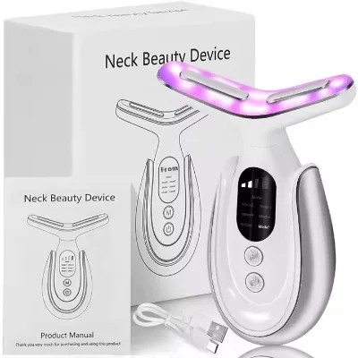 Portable Facial Massager with Vibrating and Warming Function for Enhanced Face Neck Massager Device