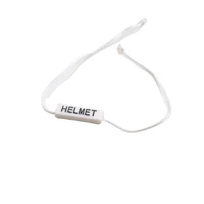 Custom Plastic Snap Lock Hang Tag Fasteners Embossed Security Rope Cord Seals for Clothing OEM Manufacturer FuXinLong Brand