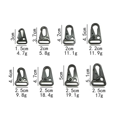 LFEDC Wholesale Matt Black Hawk Metal Zinc Alloy Bag Backpack Bird Mouth Buckle for Outdoor Camping Hiking Key Chain Hanging