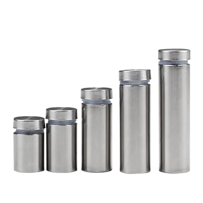 50MM Stainless Steel Modern Design Advertising Billboard Decorative Nail Mirror Glass Screw for Apartment Use