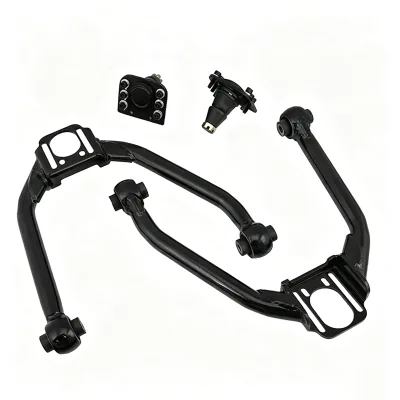 Front Upper Camber Arms for 03-08 350z Z33 03-06 G35 Black Alignment Suspension Control Arms Kit