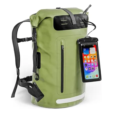 Multifunction Waterproof Fishing Bag Outdoor Dry Bag 35L for Kayaking Camping Surfing