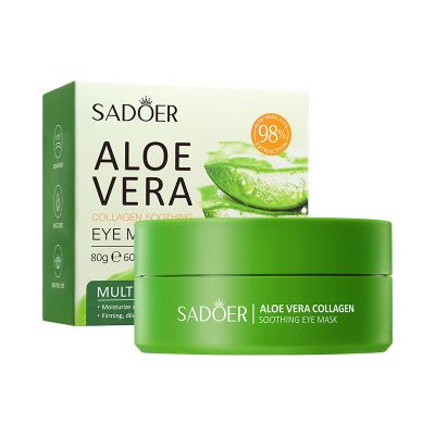 Private Label Eye Patch Moisture Aloe Vera Collagen Crystal Anti Dark Circles Eye Mask for Eye Skin Care