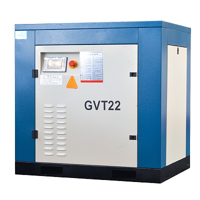 GVT22 22kw Energy Saving Industrial Screw Air Compressors Stationary 0.65 MPa 1.0 MPa Working Pressure Range