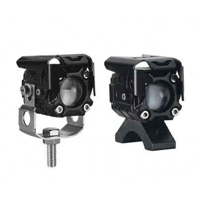 LED Motorcycle Headlight Dual Color Waterproof Turn Signal 5 Lens Retrofit Headlamp