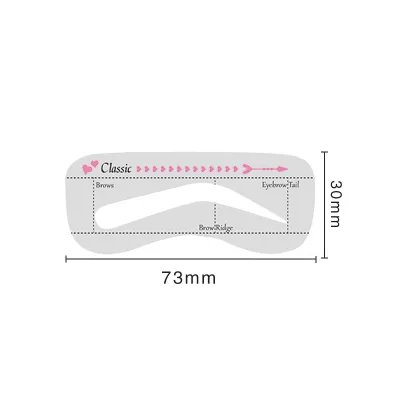 Quick Eyebrow Stickers Eyebrow Card Template Eyebrow Aids Guide Tattoos Makeup Tools