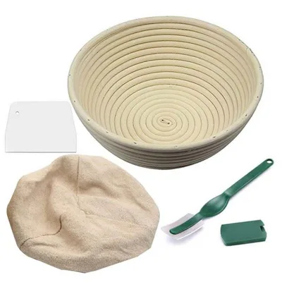 9 Inch Bannetons Banneton Proofing Triangle Bread Kit Sourdough Rectangle Cane Multi Size Wood Pulp Oval Rattan With Liners
