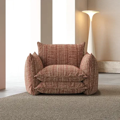 Chinese Ancient Style Living Room Straight Row Sofa Simple Designer Small Living Room Balcony Tatami Fabric Sofa Combination