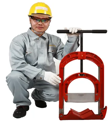 3-8 Inch Super Sale Manual PE Pipe Guillotine for Pipe Cutter ECH8PE