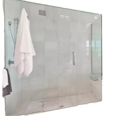 Wholesale Customizable Aluminum Frame Tempered Glass Bathroom Shower Room Corner Shower Room