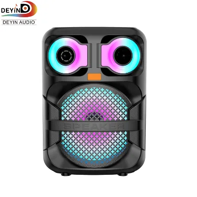 8 Inch Portable Home Karaoke Speaker RGB LED Wireless WIFI Bass Woofer Audio Radio