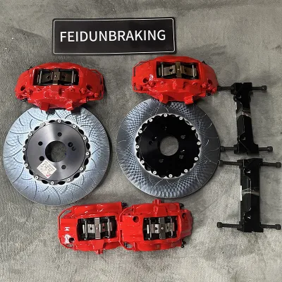 FEIDUN upgraded brake caliper kit 6 Pistons with dragon-pattern lace ventilation brake disc for Honda S2000 GT 345-32-36