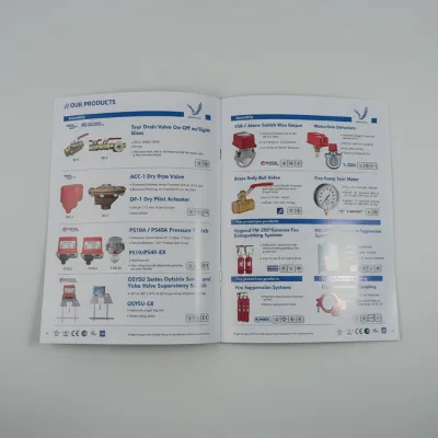 Color Design Booklet Book Brochure Custom Catalogue Catalog Print Service Printed Perfect Binding Hard Cover Catalog Booklets