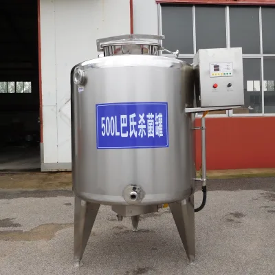 2026 New Stainless Steel Single Tank Milk Pasteurization Machine Multi-functional Automatic High Pasteurizer for Heating Cooling