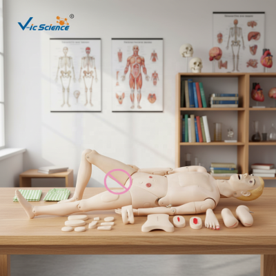 Adult Training Model Advanced Full Function Nursing Training Simulator (male) Medical Training Manikin