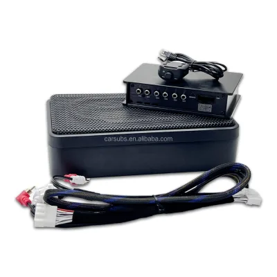 Quality Bass Car Underseat Active Subwoofer 6*9 Inch RMS 60W and DSP 4 in 4 Out High Level 6 RCA 4 CH 50W Class AB