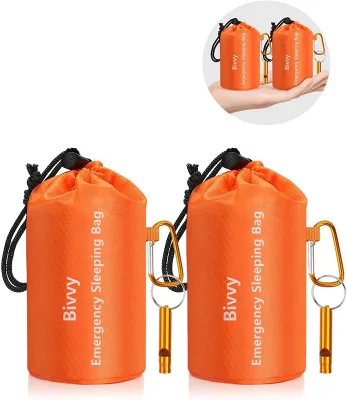 Ultralight Thermal Emergency Sleeping Bag for Outdoor Camping Survival