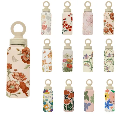 NEW Custom logo Gym Water Bottle With Magnetic Phone Holder Stainless Steel Water Bottle With Magnetic Cell Phone Holder