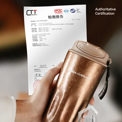 ADA Overland Modern Pure Titanium Metal Cup Lightweight Drinking Equipment for Car Outdoor Camping Hiking Travel