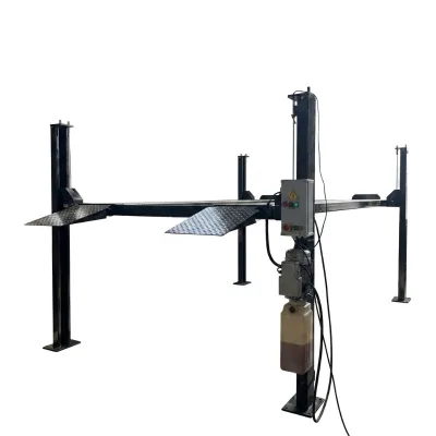 Heavy-Duty 4 Post Hydraulic Car Storage Lift with Automatic Safety Locks OEM Brand 18-Month Warranty for Home Garage Parking