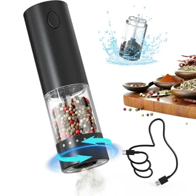 Cheap Mini Portable 95ML Electric Salt & Pepper Grinder Mills Set Powder by Lithium Battery