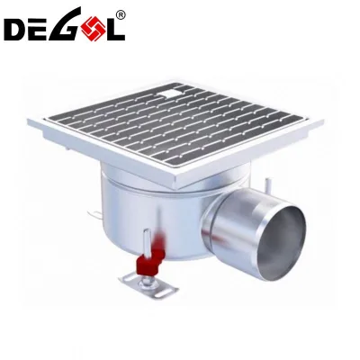 Gravity Self-Closing Stainless Steel Modern Floor Drain for Hotel & Hospital Projects with Competitive Price