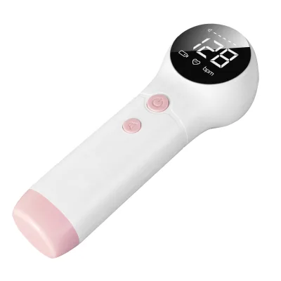 Detector Lcd Screen Pulse Meter No Radiation Stethoscope Baby Pregnancy Heartbeat Ultrasound Doppler Fetal Heart Rate Monitor
