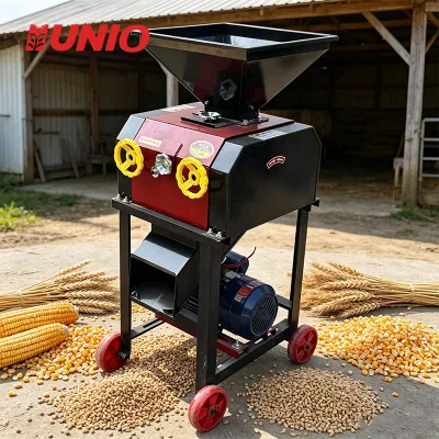 Africa Well Received Energy Saving Gear for Multigrain Soybean Corn Wheat Sorghum Farm Feed Making Crushing Roller Grain Crusher