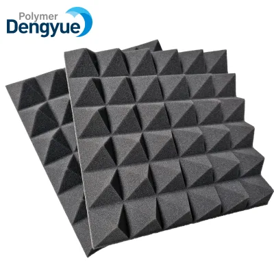 High NRC Broadband Absorption Acoustic Foam Panels Industrial Noise Dampening Material