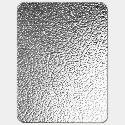 201 304 Stainless Steel Linen Leather Embossed Elephant Skin Stainless Steel Wall Panel Sheets for Inner Decoration