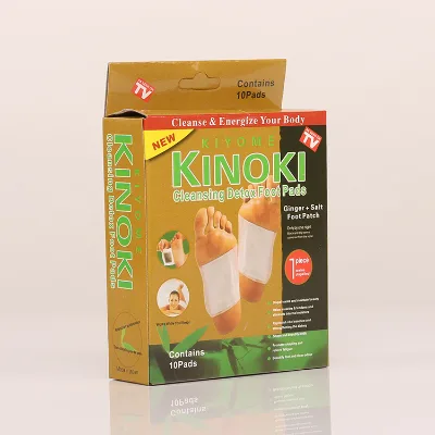 Kinoki Detox Foot Pads Natural Herbal Breathable Adhesive Sheets CE ISO Certified Foot Care for Home Office Travel