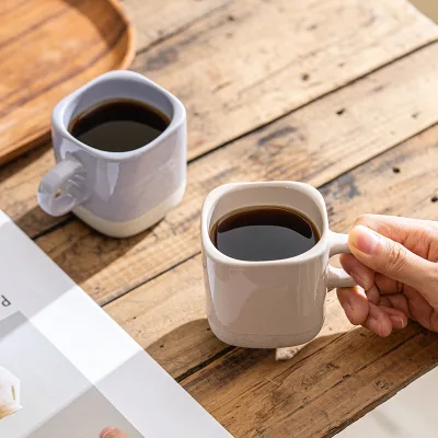 220ml 7.5oz Japanese Espresso Coffee Water Cup Ceramic Tea Cups Office Household Retro Coffee Cup