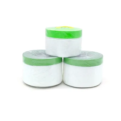 Heat Resistant Painter's Cloth Duct Tape Pre-taped Masking Film for Outside Building
