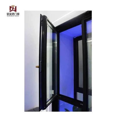 Aluminum Alloy Broken Bridge Flat Open Window Screen Integrated System Window