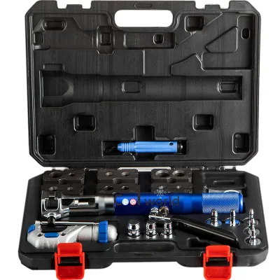 COOLWORLD 2 in 1 Hydraulic Expander & Flaring Tool Brake Pipe Fuel Line Kit for 3/16"~7/8" HVAC Copper Tube Extrusion Tool