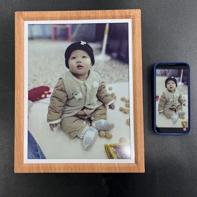 a-frame wooden photo blocks Hot Sales HD Advertising Digital Photo Frames Picture Frames 13.3inch E Ink Photo Frame LCD Screen